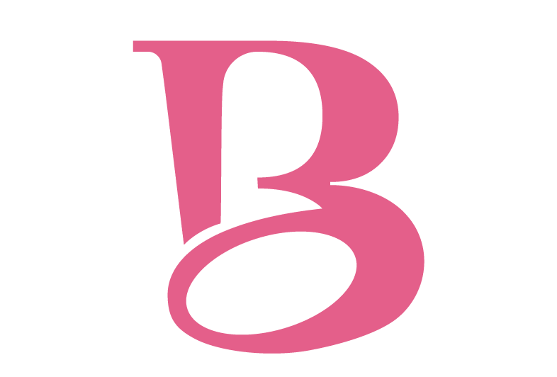 Logo de belles griffes rose